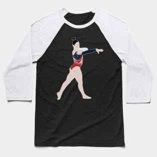 Gymnast pose Baseball T-Shirt